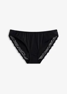 Slip avec dentelle • noir • Boutique bonprix