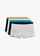 Lot de 4 boxers femme, Couleur: bleu foncé + gris clair chiné