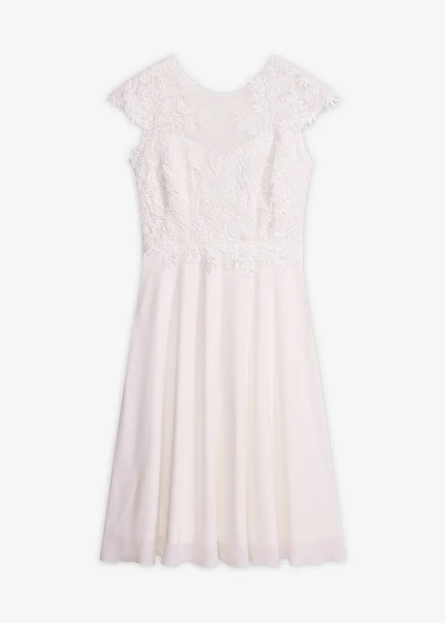 Robe de mariée avec dentelle, Couleur: écru