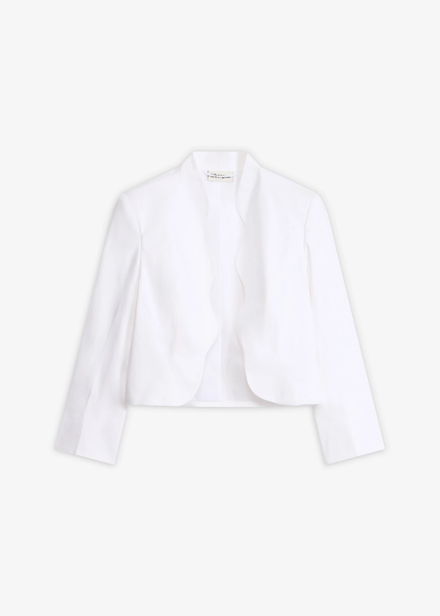 Bolero van fijn katoen • wit • bonprix online shop