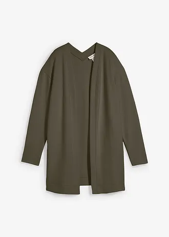 Gilet long en sweat doux