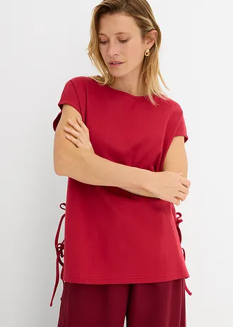 Shirt van puur biologisch katoen • kersenrood • bonprix online shop