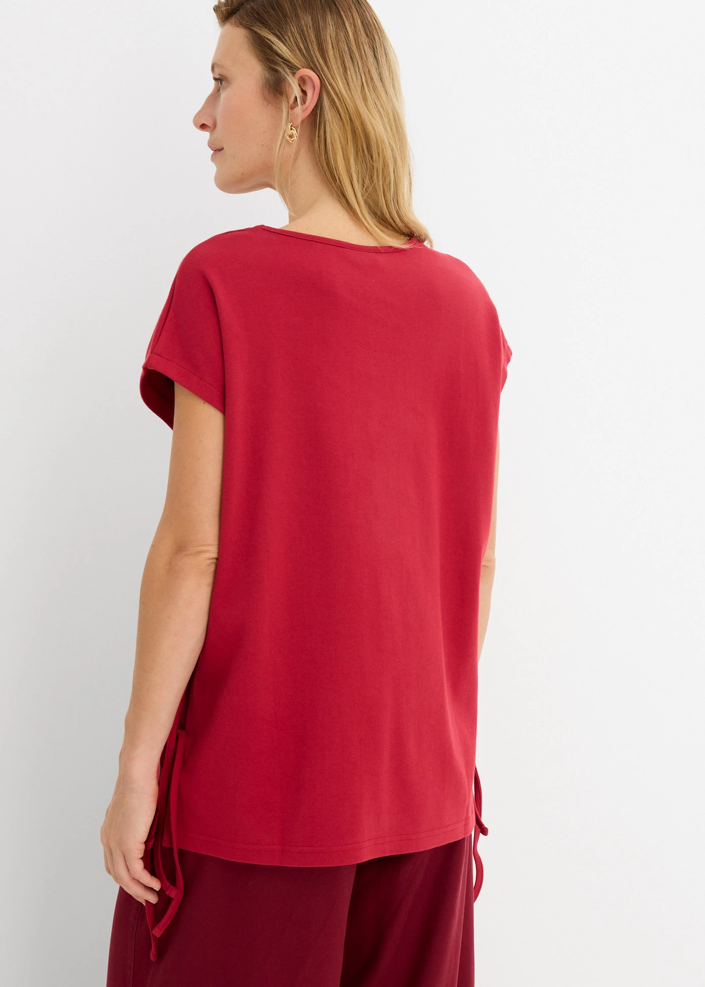 T-shirt 100% coton • rouge cerise • Boutique bonprix