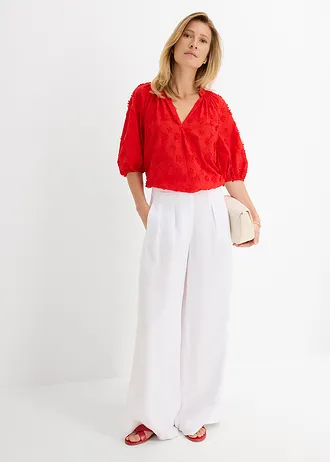 Tuniek van puur katoen • aardbeirood • bonprix online shop