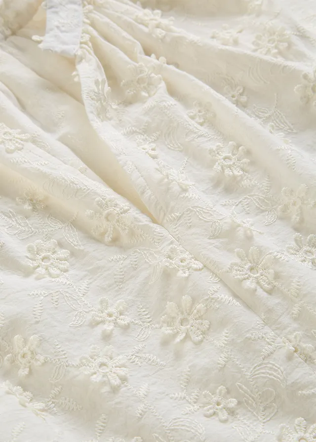 Blouse longue 100% coton • ecru • product-page.page-title-suffix
