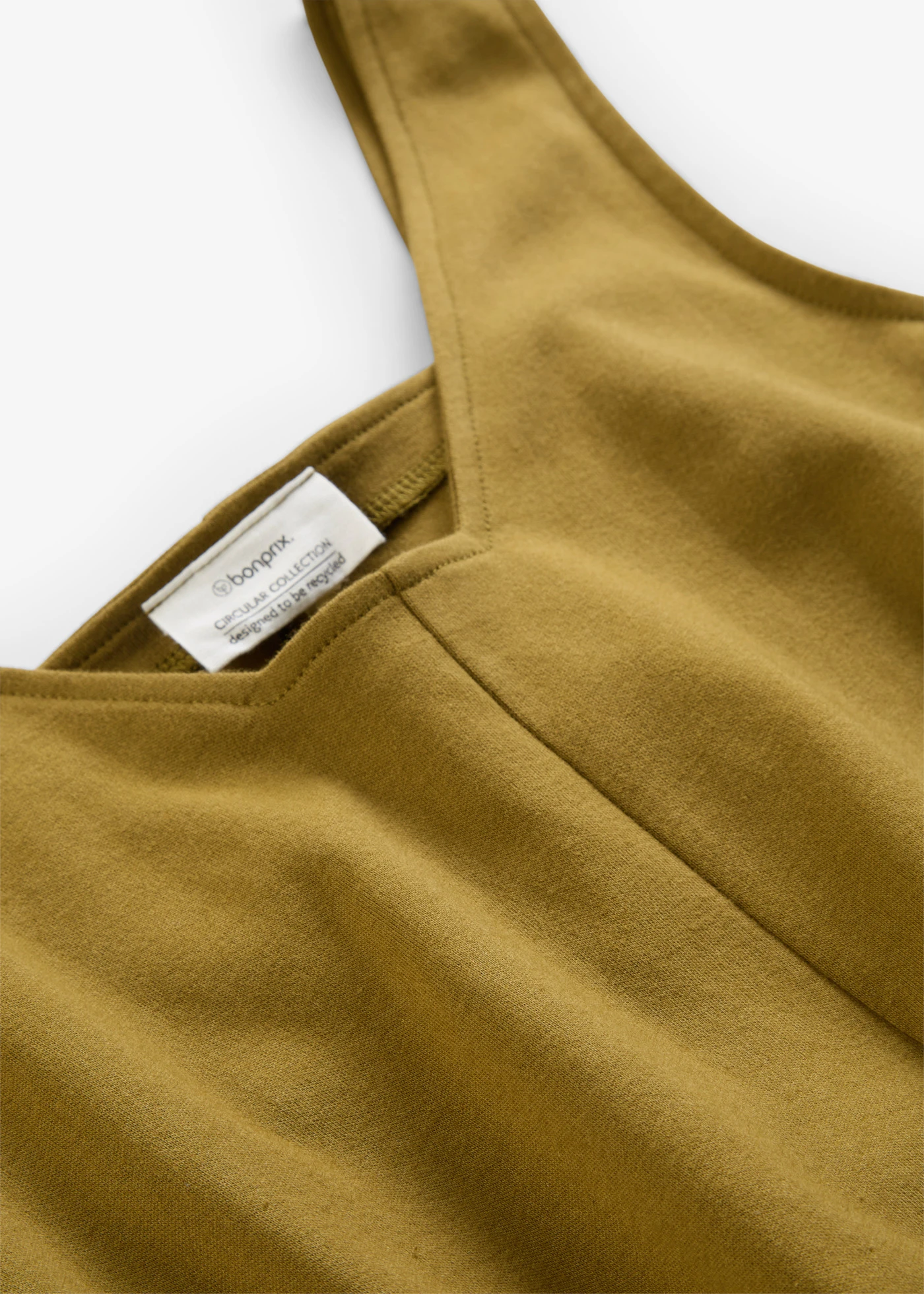 Jersey jurk van puur biologisch katoen • natuurgroen • bonprix online shop