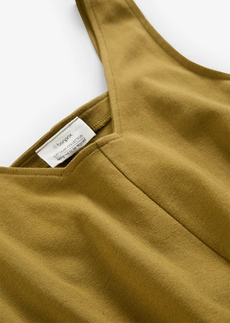Jersey jurk van puur biologisch katoen • natuurgroen • bonprix online shop