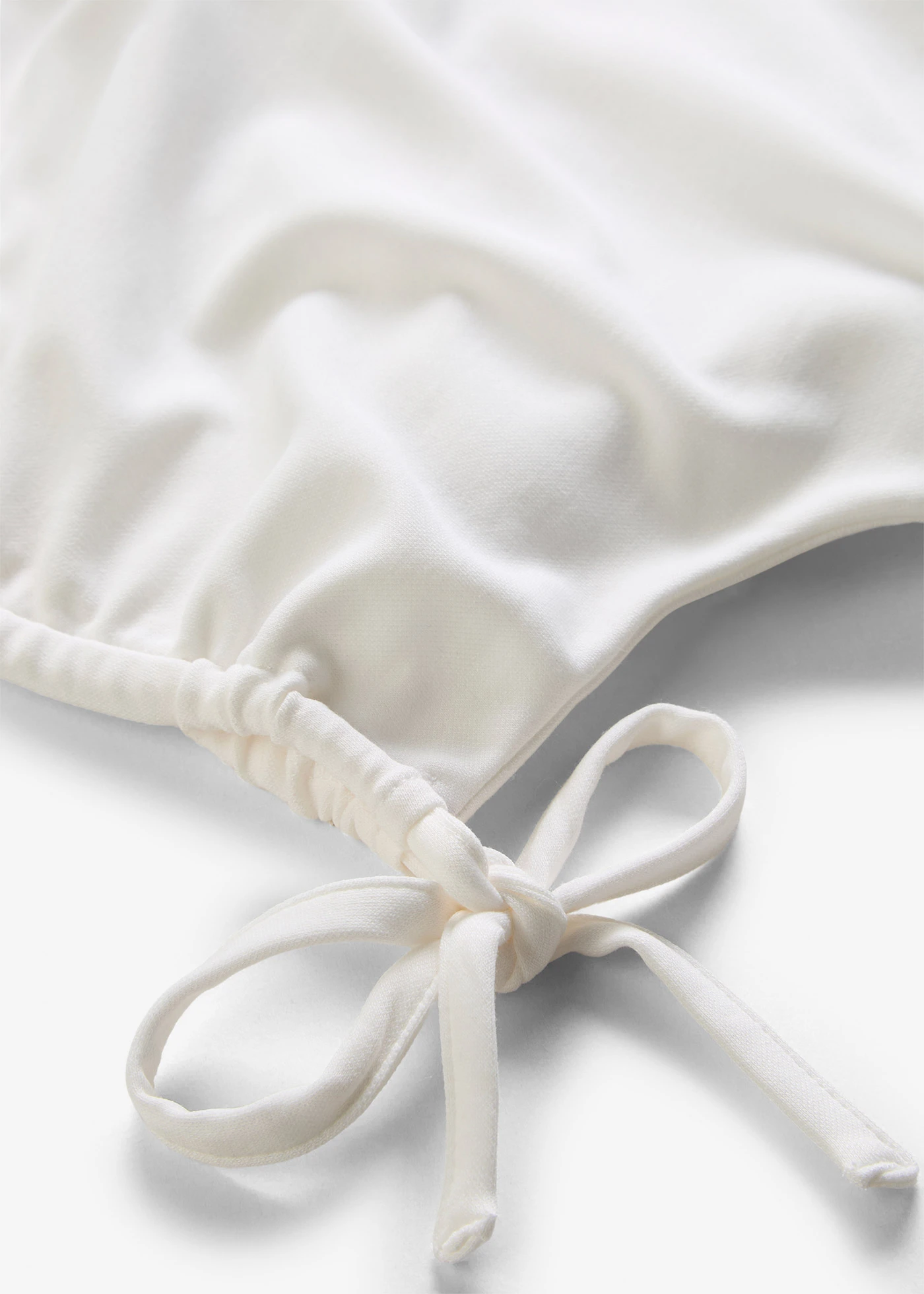 Luźna koszulka z grubej piki • biel wełny • sklep bonprix