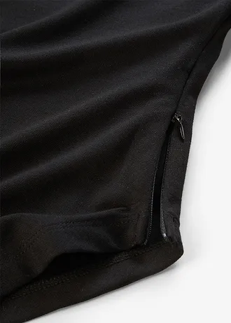 Asymmetrische top van Punto di Roma • zwart • bonprix online shop