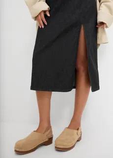 Spijkerjurk met split • zwart denim • bonprix online shop