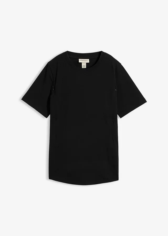 Zwangerschaps-/voedingsshirt met biologisch katoen