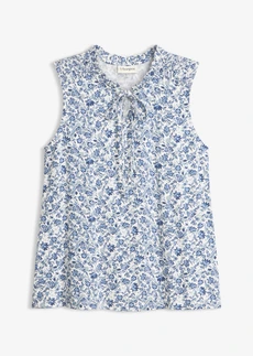 Top en jersey viscose • bleu floral • Boutique bonprix