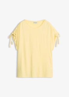 T-shirt doux en modal mélangé • jaune pastel • Boutique bonprix