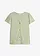 T-shirt boutonné, Couleur: vert pâle