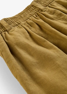 Culotte nohavice z čistého plátna • prírodná-zelená • obchod bonprix