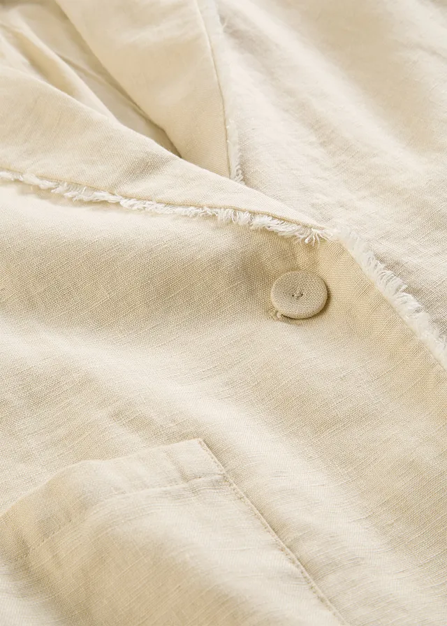 Blazer van puur linnen • lichtsand • product-page.page-title-suffix