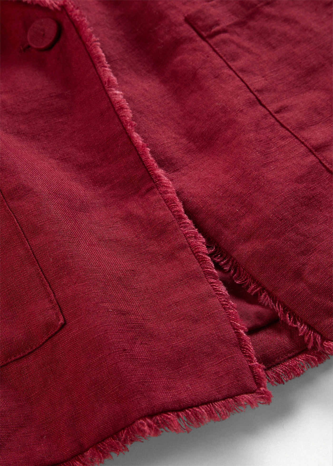 Blazer van puur linnen • robijnrood • bonprix online shop