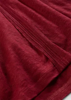 T-shirt 100% lin • rouge rubis • Boutique bonprix