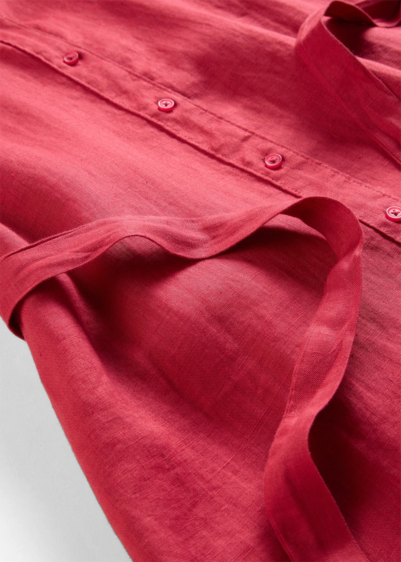 Blúz ruha tiszta lenvászonból • cseresznyepiros • bonprix áruház