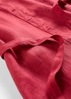 Blousejurk van puur linnen • kersenrood • bonprix online shop