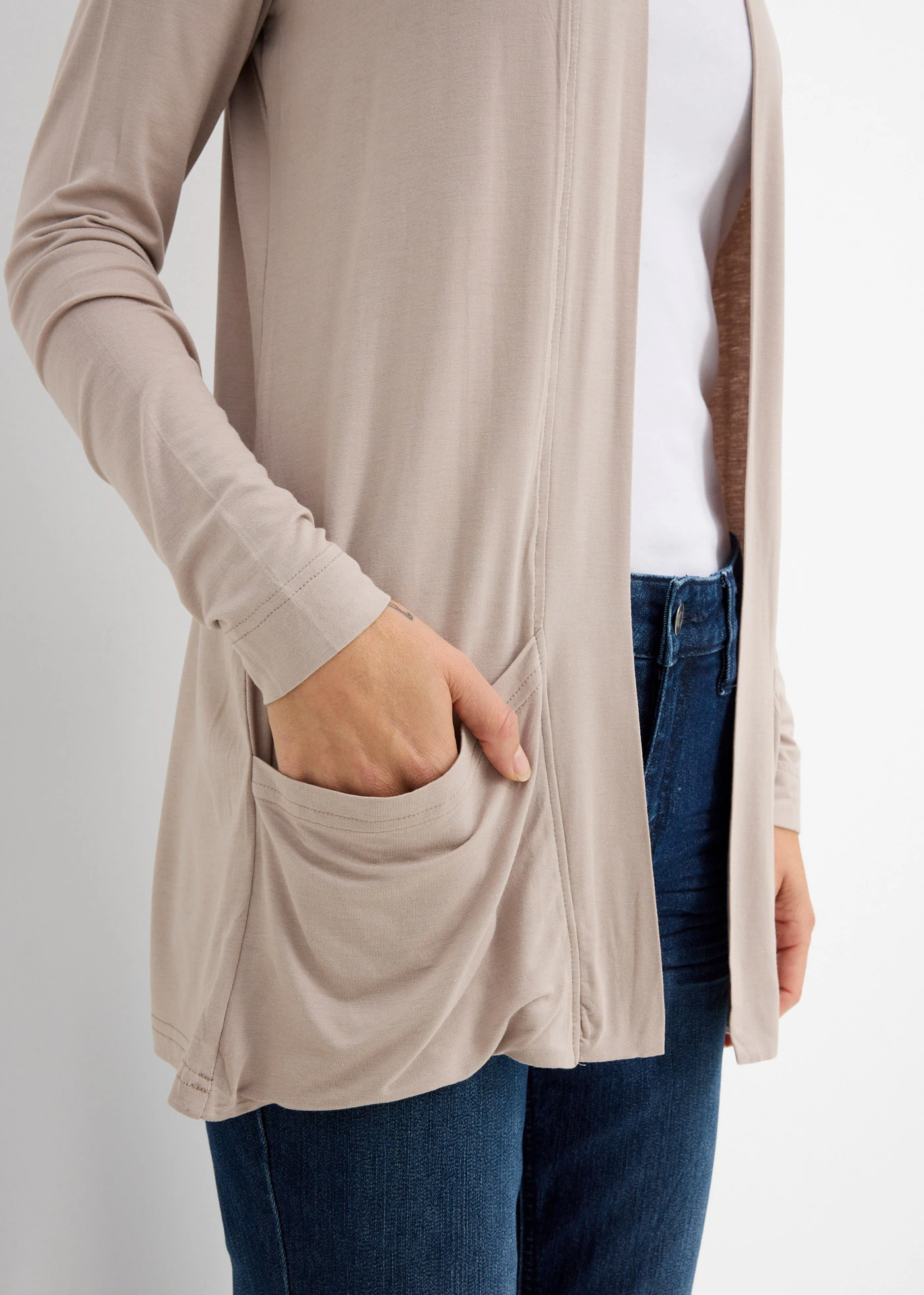 Shirtvest van een zachte viscosemix • natuursteen • bonprix online shop