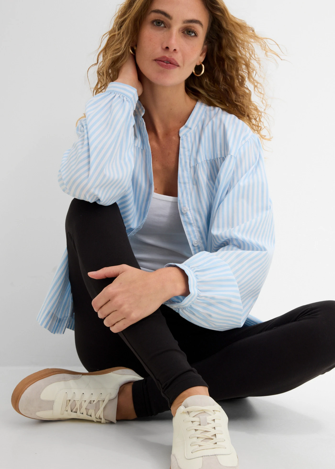 Legging (2 db-os csomag) • fekete + fekete • bonprix áruház