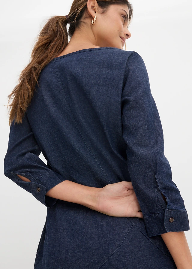 Robe en jean extensible • bleu foncé • product-page.page-title-suffix