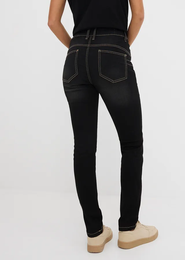 Slim fit jeans high waist, super stretch • black stone used • product-page.page-title-suffix