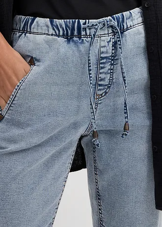 Stretch jegging • blauw washed • bonprix online shop