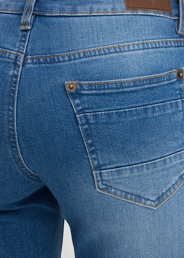 Bermuda en jean droit, taille normale • bleu used • product-page.page-title-suffix