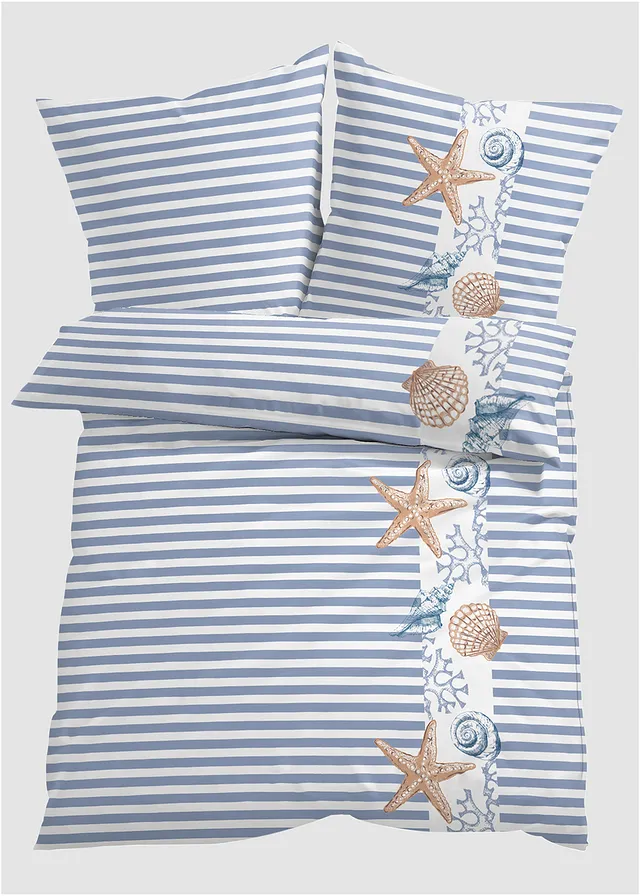 Pamutszövet ágyneműhuzat • kék • bonprix áruház