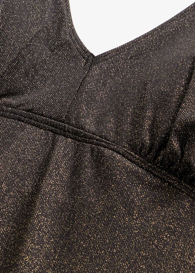 Tankini van glittermateriaal (2-dlg. set) • zwart • product-page.page-title-suffix