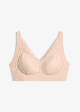 Podprsenka bez kostíc, vatovaná, Feel Comfort • broskyňovo ružová • obchod bonprix