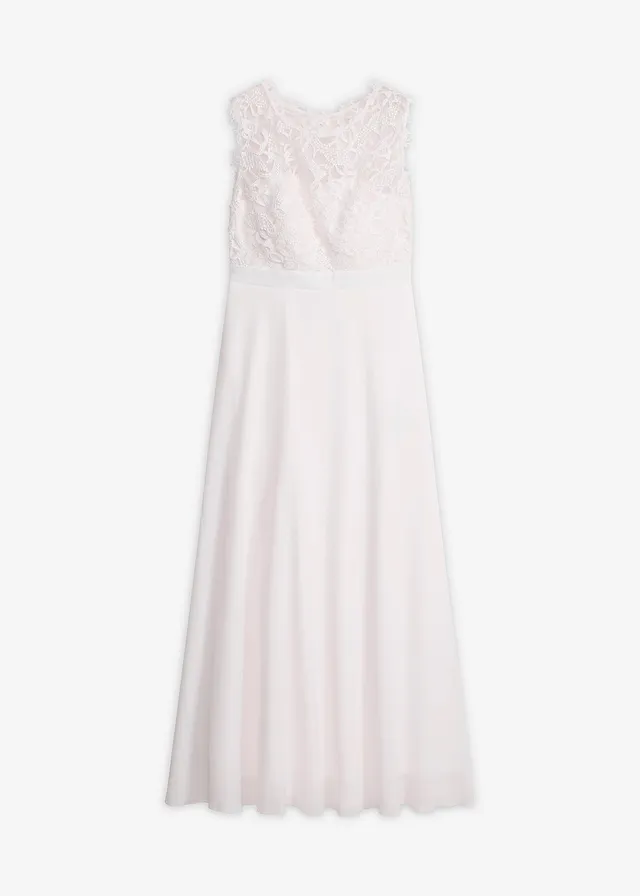 Robe de mariée avec dentelle, Couleur: écru