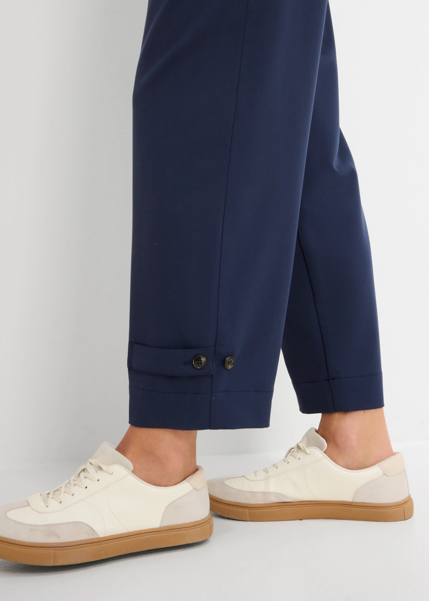 Barrel broek in een viscosemix • donkerblauw • bonprix online shop