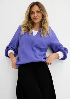 Pantaloni din viscoză fluidă • negru • magazin bonprix