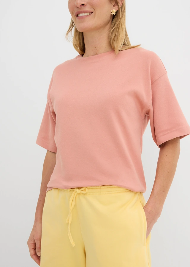 Sweat bermuda van biologisch katoen • pastelgeel • product-page.page-title-suffix
