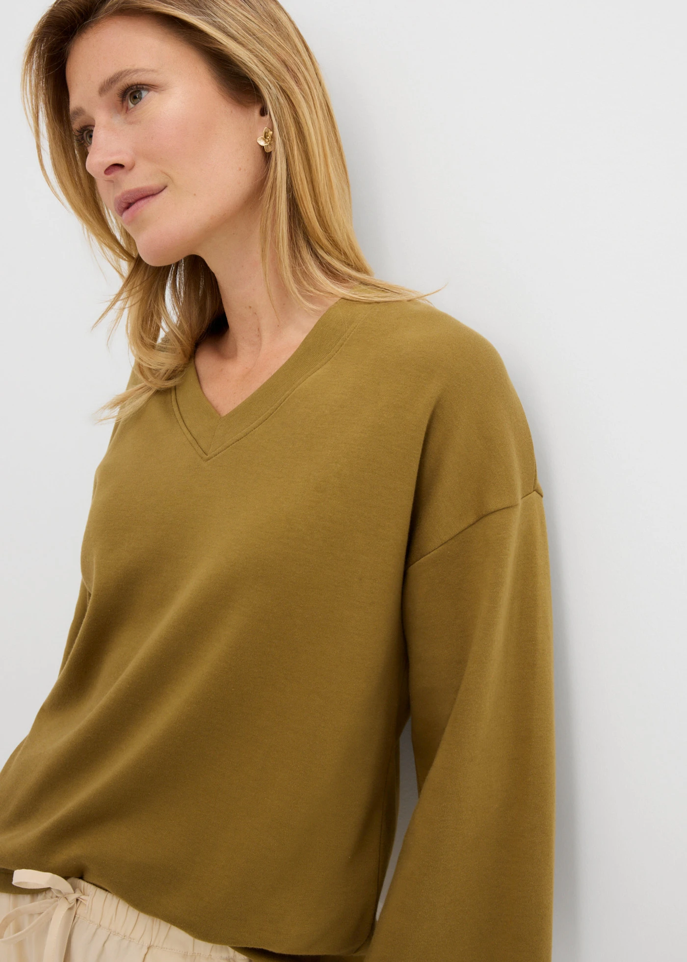 Tricou din bumbac organic 100% • verde-natur • magazin bonprix