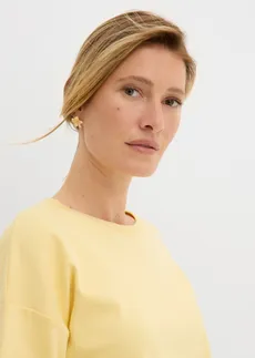 T-shirt 100% coton • jaune pastel • Boutique bonprix