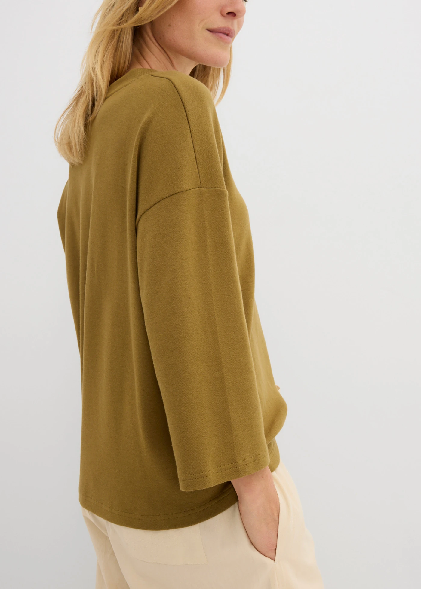 Tricou din bumbac organic 100% • verde-natur • magazin bonprix