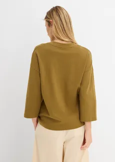 T-shirt z czystej bawełny organicznej, kolor: zielony naturalny