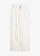 Zkrácené džíny s pohodlným pasem, Wide Leg, High Waist, barva: přírodní bílá