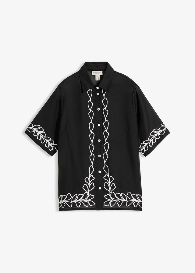 Blouse met borduursel