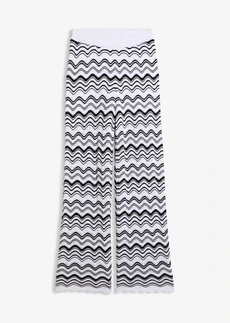 Pantaloni tricotați • ecru/negru • magazin bonprix