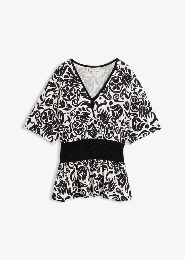 Blouse à décolleté profond