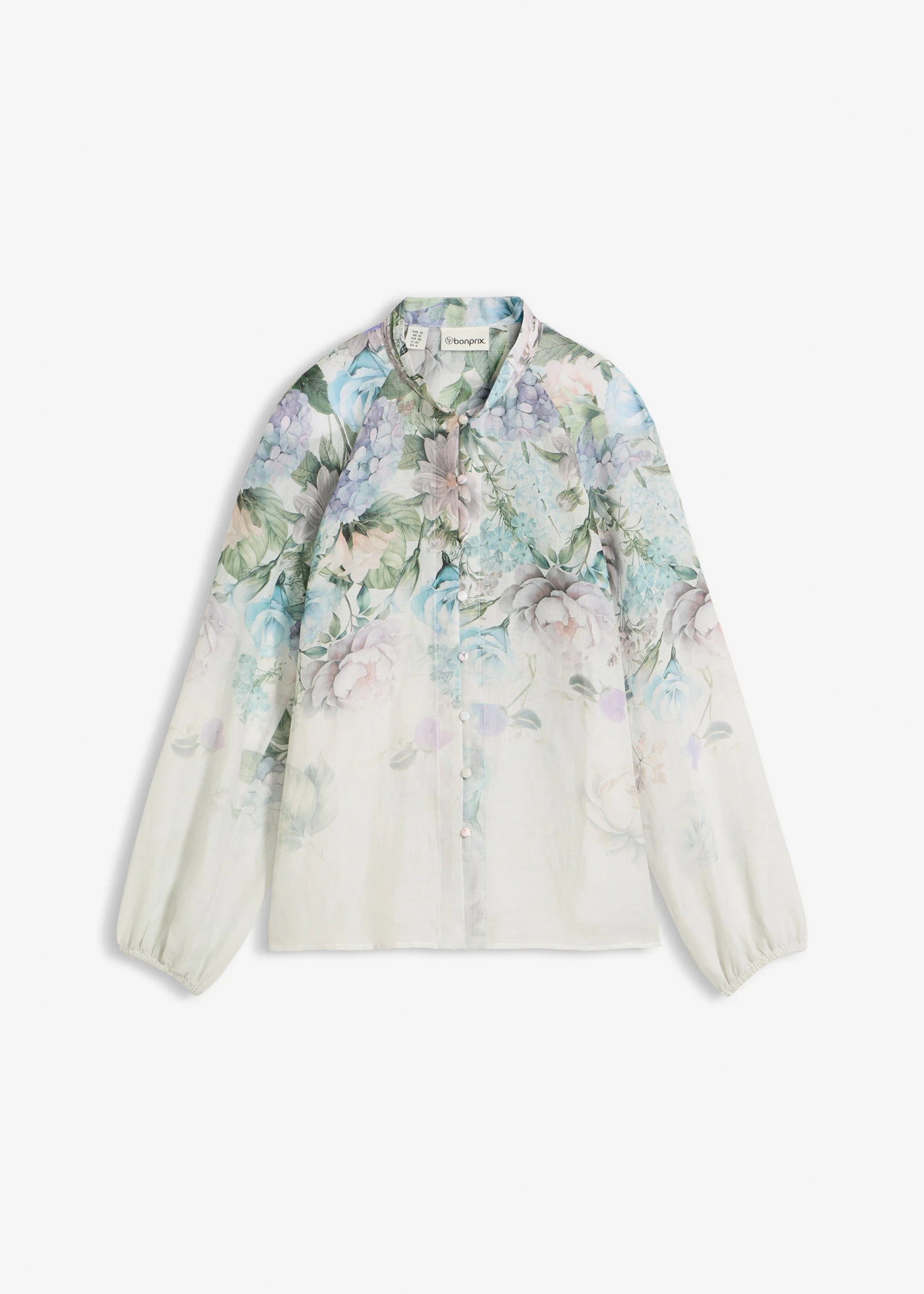 Tuniek • lila poudre gebloemd • bonprix online shop