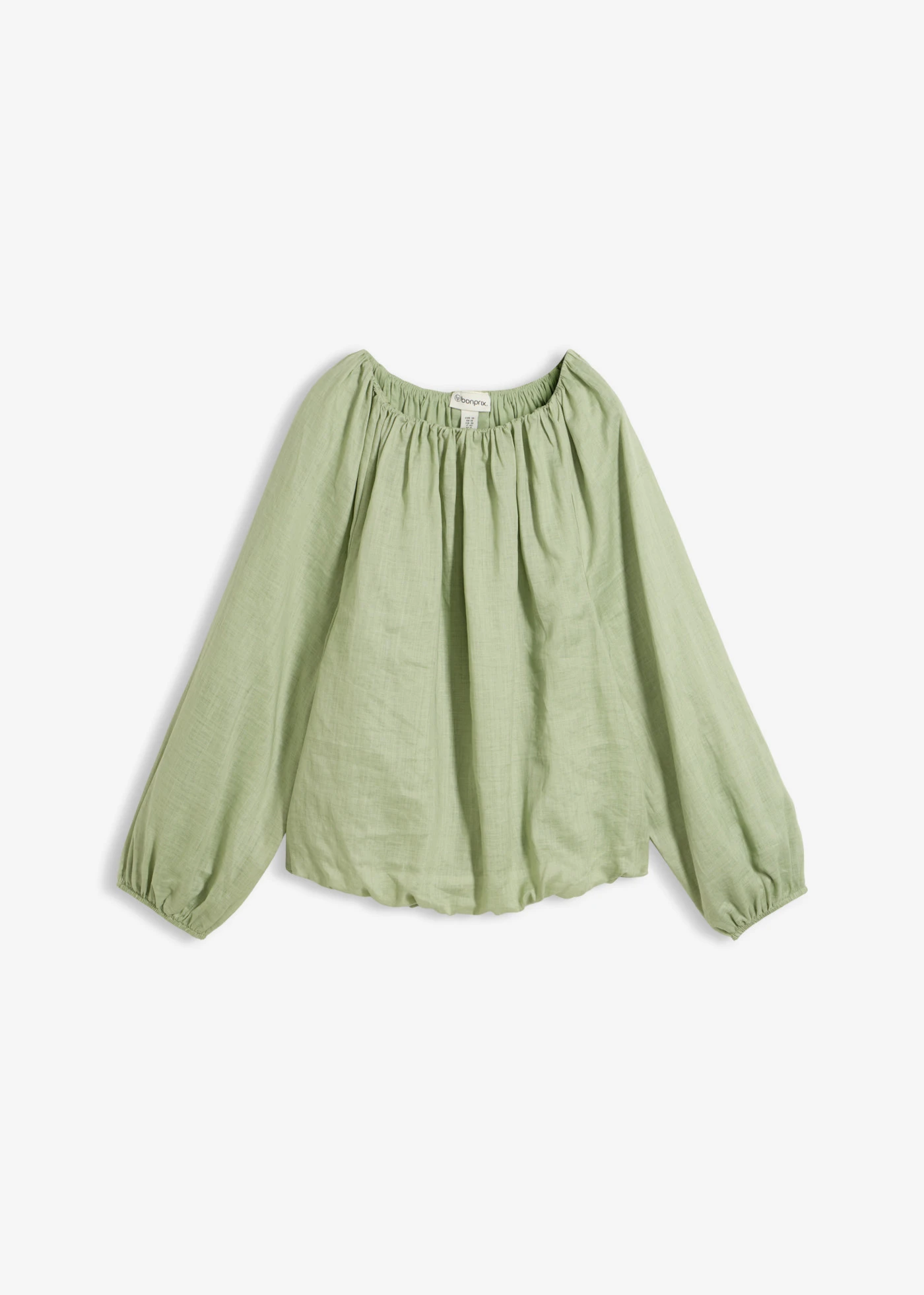 Tunique en ramie • vert pâle • Boutique bonprix