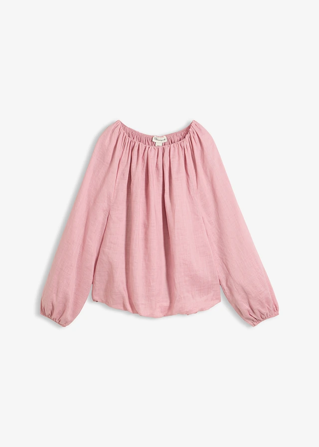 Tunique en ramie • rose cendré • Boutique bonprix