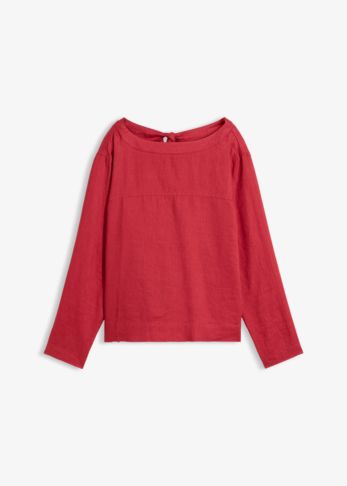 Tuniek van puur linnen • kersenrood • bonprix online shop