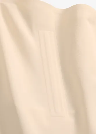 Sťahovacie šortky s hlbokým výstrihom na chrbáte • púdrová • obchod bonprix